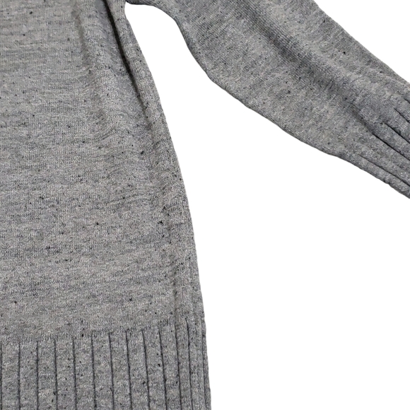 Lou & Grey Knit Ribbed Midi Shift Sweater Dress Sz Large - Picture 10 of 13